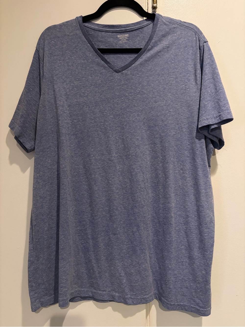 Mossimo Supply Co. Men's XXL Heather Blue V-Neck T-Shirt